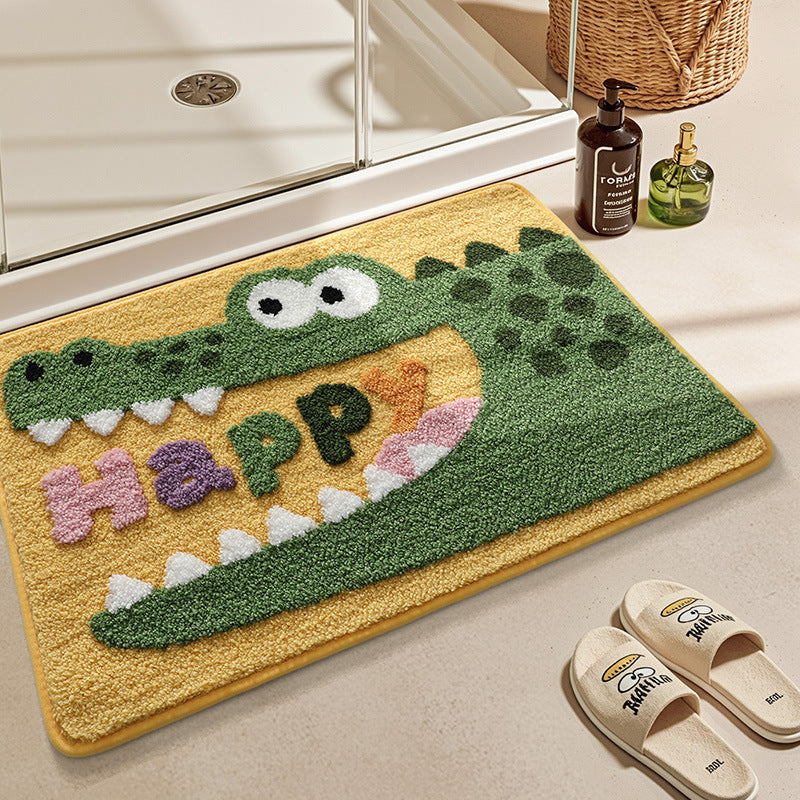 Turtle-Themed Plush Bath Mat Kalsten