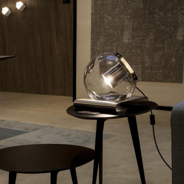 Modern Glass Sphere Table Lamp