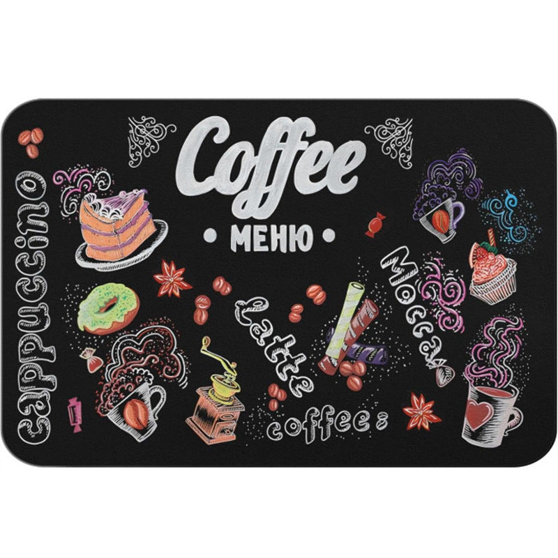 Coffee Theme Kitchen Mat