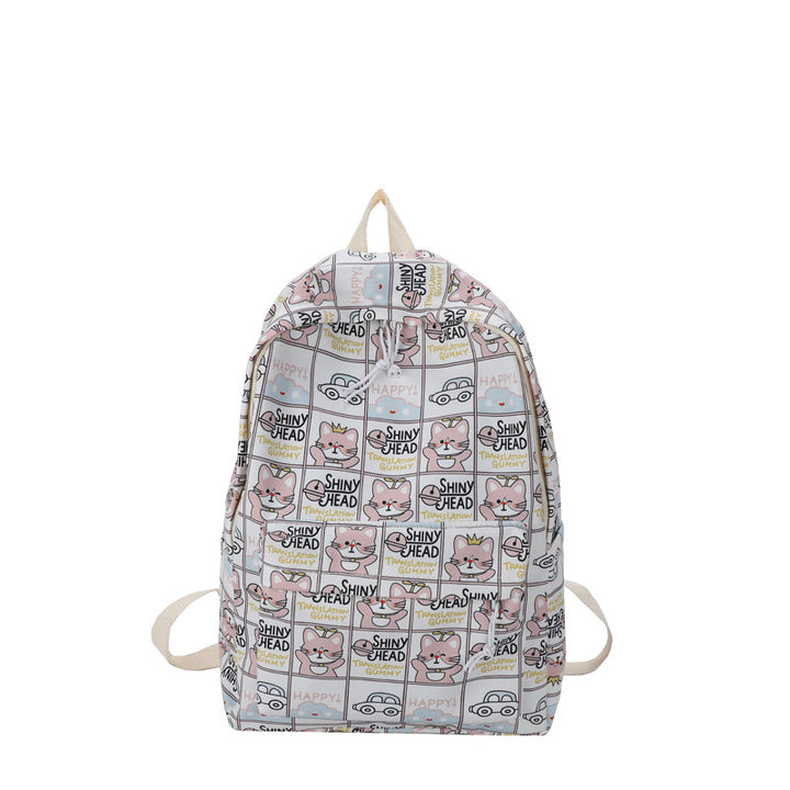 Cartoon Patterned Backpack Kalsten