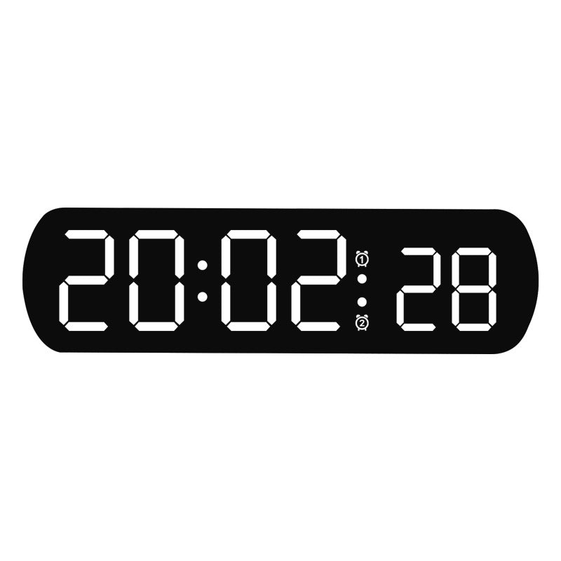 Digital radio alarm clock with multicolored LED display Kalsten