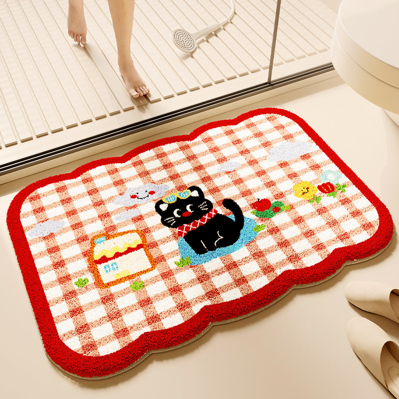 Fun Animal-Themed Bathroom Mat