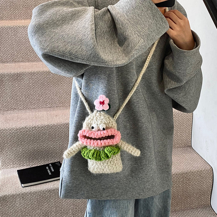 Cute Crochet Character Handbag