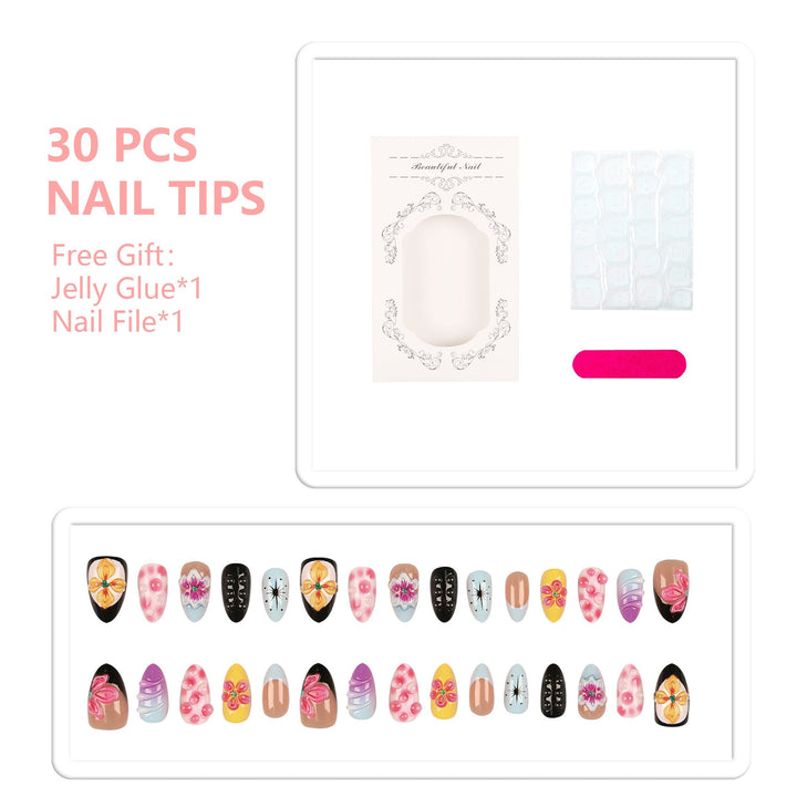 Decorative Nail Tip Set