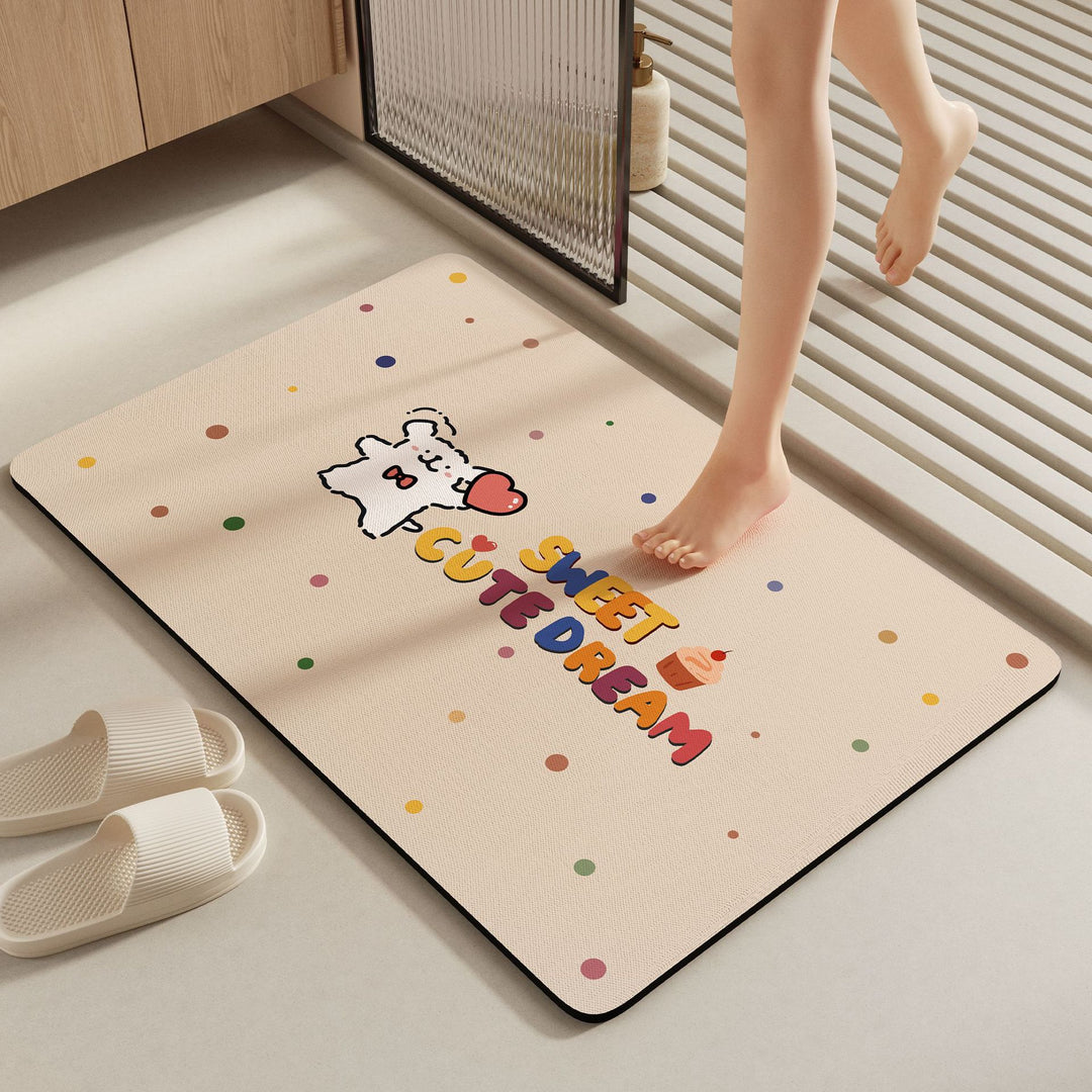 Cute Animal-Themed Bathroom Mat Kalsten