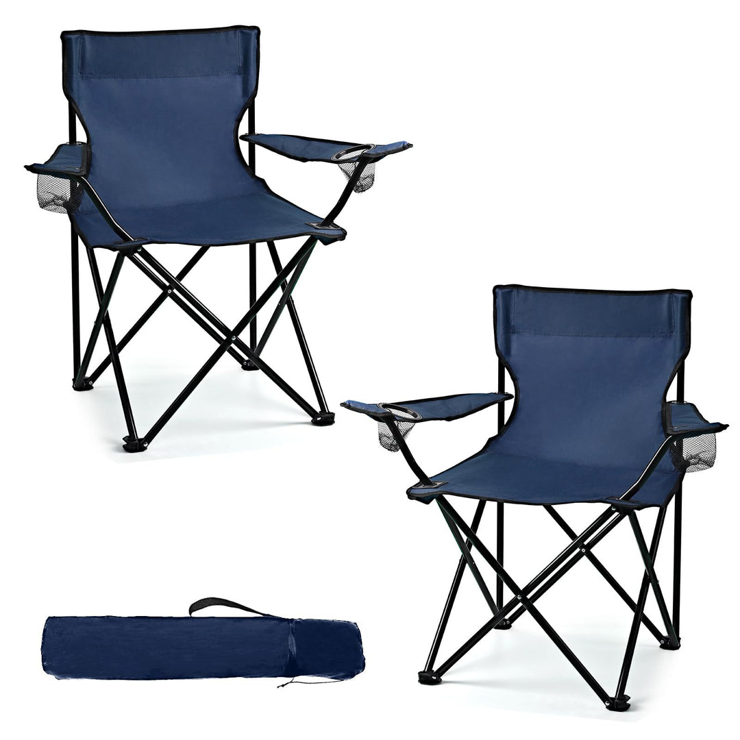 Unisex Portable Camping Chair with Stable Steel Construction Kalsten