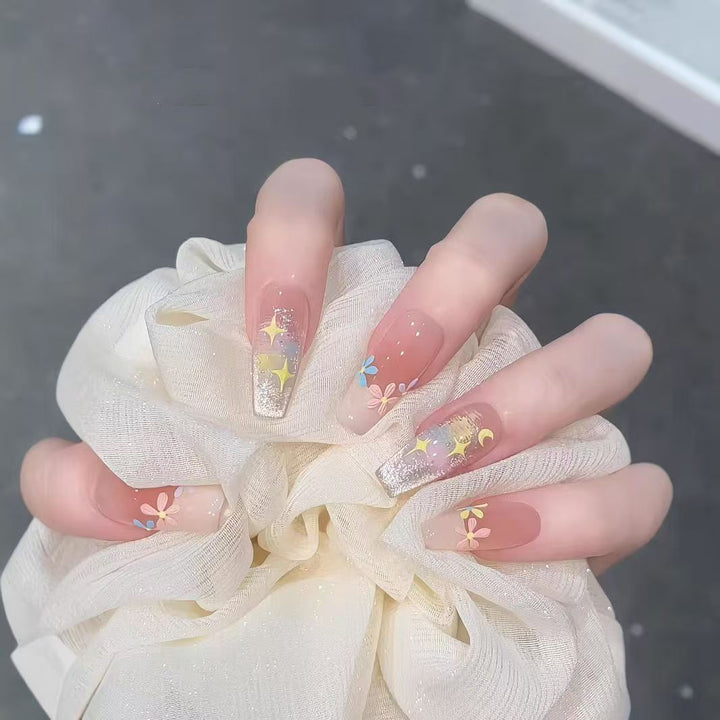 Crystal Embellished Press-On Nails Kalsten