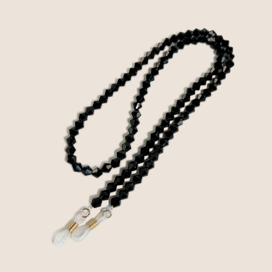 Beaded Eyewear Chain with Clear Tips Kalsten
