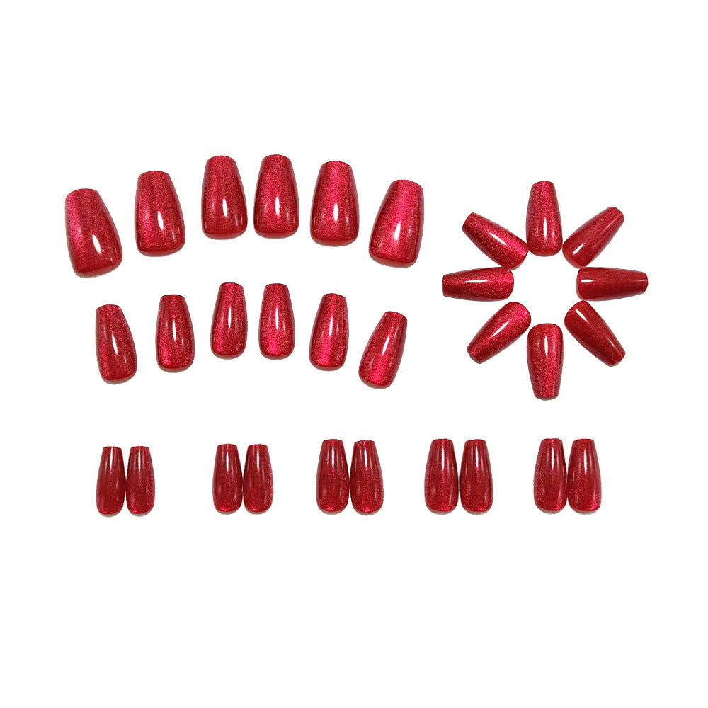 Artificial nails with Noble Shine Kalsten