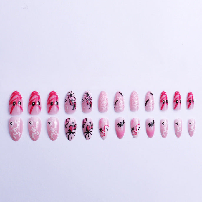 Playful Halloween-Themed Nail Art