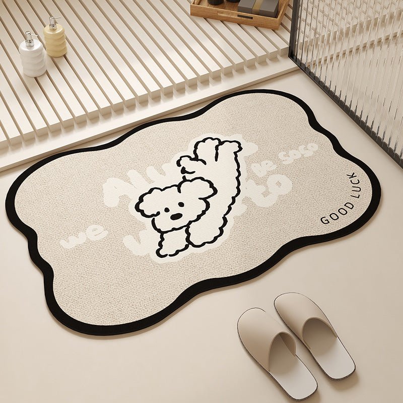 Pet-Themed Decorative Rug Kalsten