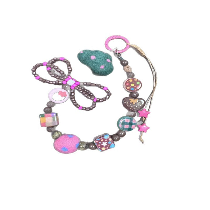 Decorative Beaded Charm Keychain Kalsten 1790135023