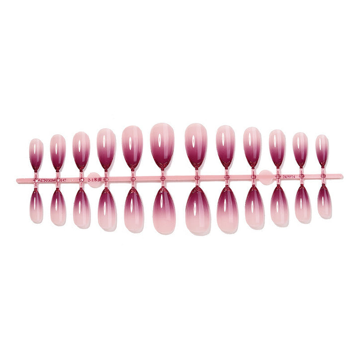 Nail set with elegant ombre color gradients Kalsten