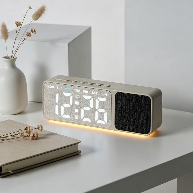 Digital LED alarm clock with multicolor lighting Kalsten