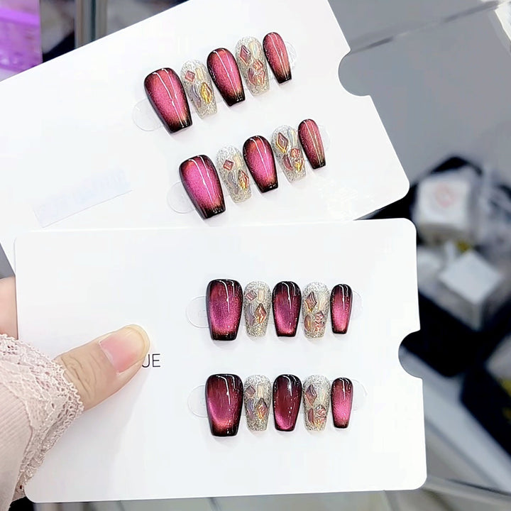 Glamorous Ombre Press-On Nail Set Kalsten