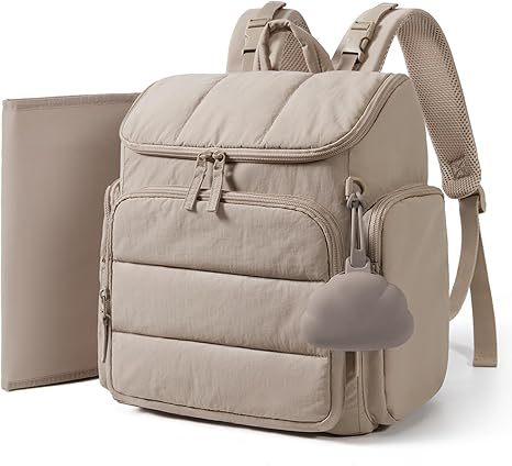 Quilted Multi-Compartment Backpack Kalsten