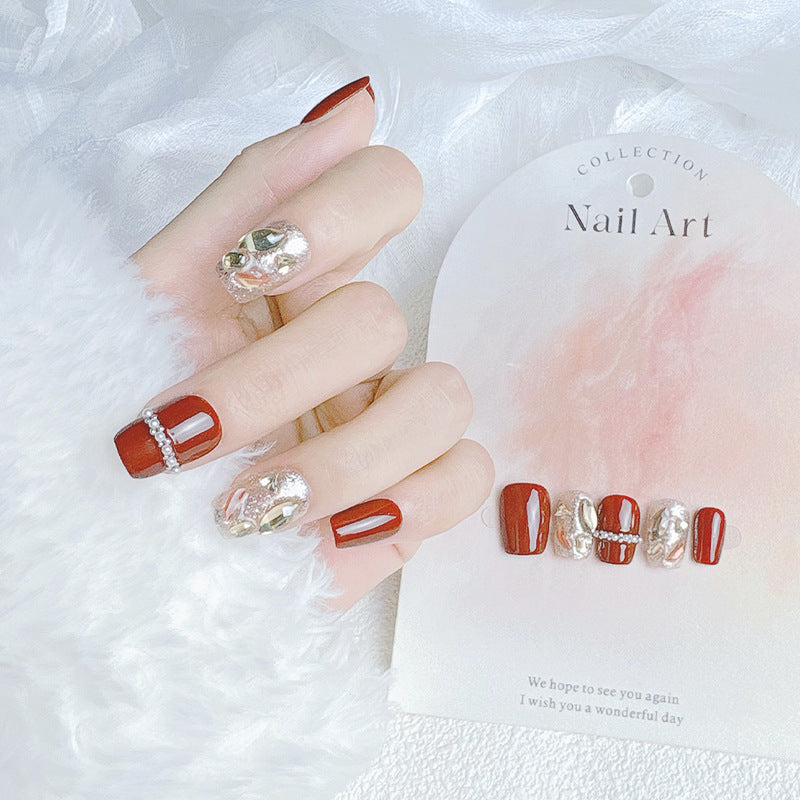 Handmade Press-On Nail Set Kalsten