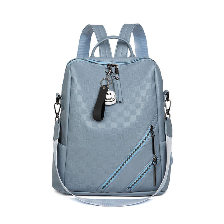 Checkered Pattern Stylish Backpack Kalsten