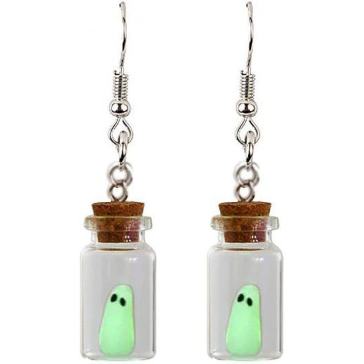 Ghost-In-A-Jar Dangle Earrings Kalsten