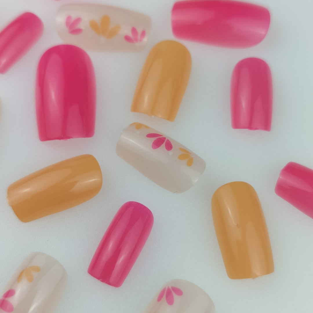 Floral Acrylic Nail Art Enhancements Kalsten 1789915591