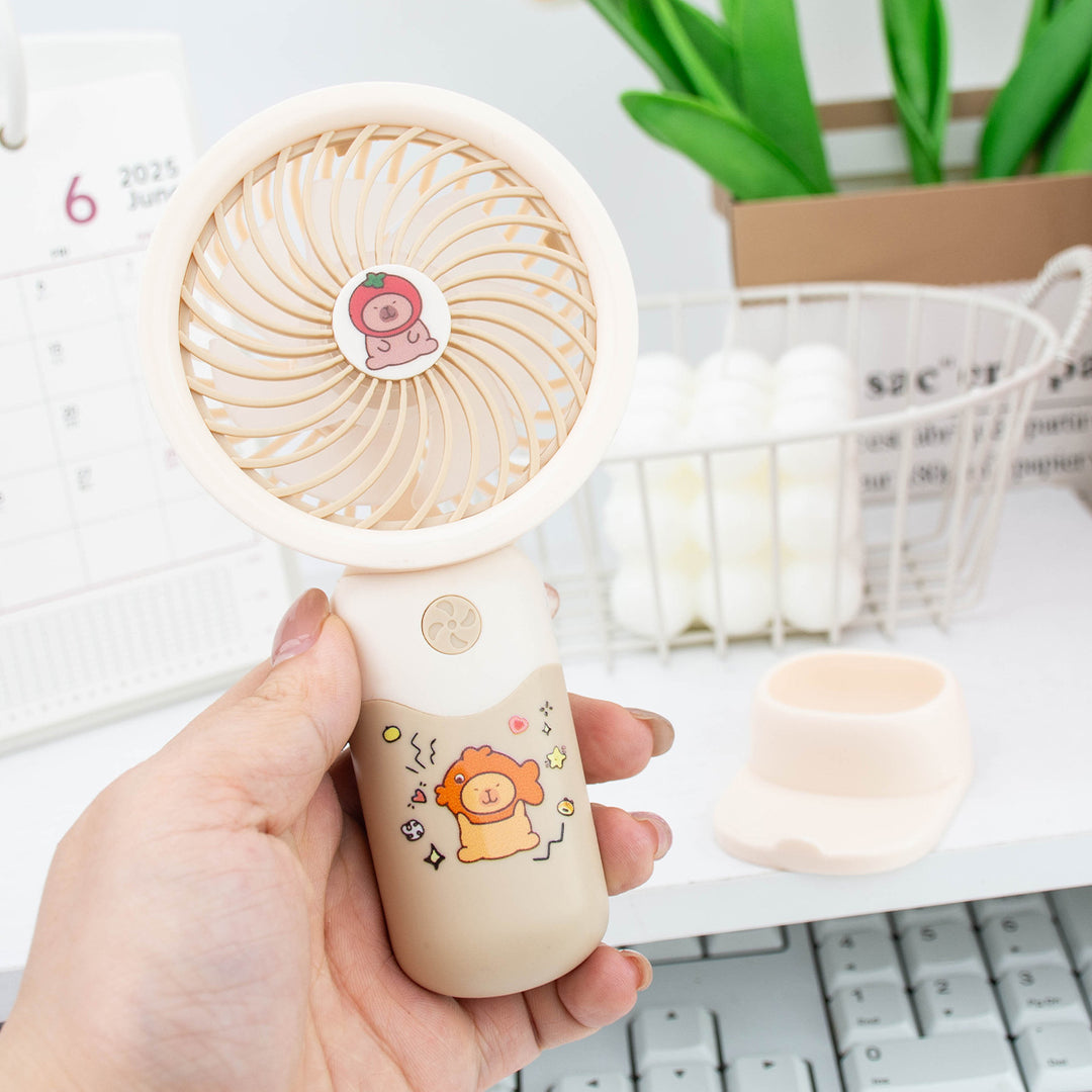 Ladies Portable Hand Fan with Cute Design Kalsten