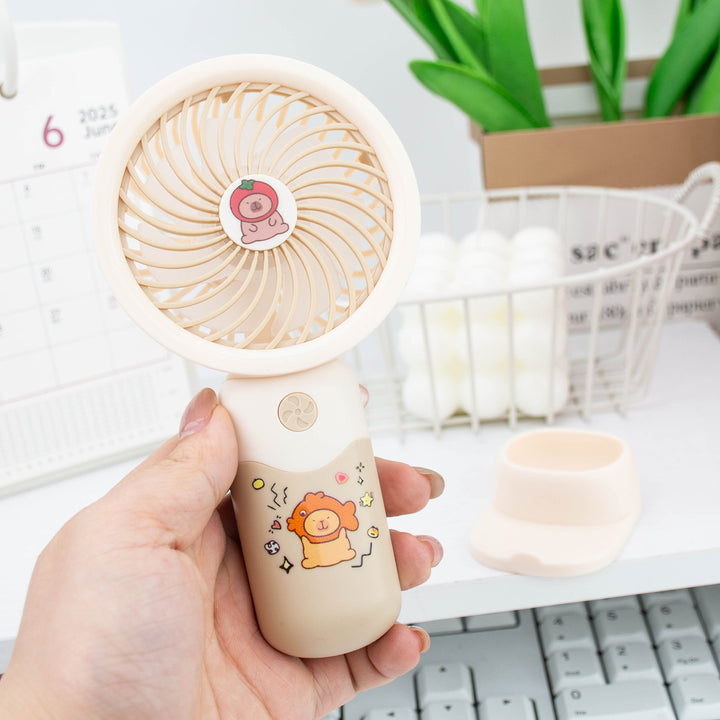 Ladies Portable Hand Fan with Cute Design Kalsten