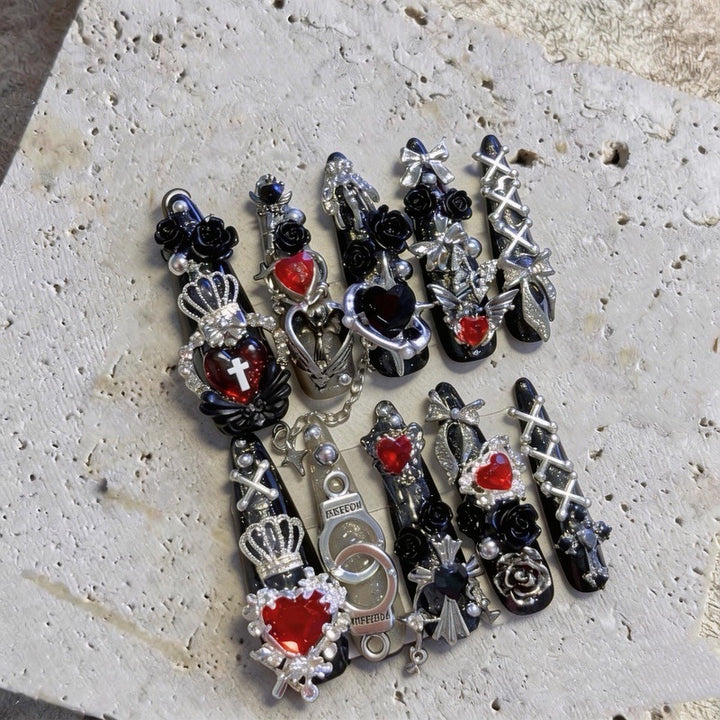 Gothic Decorative Nail Art Clusters