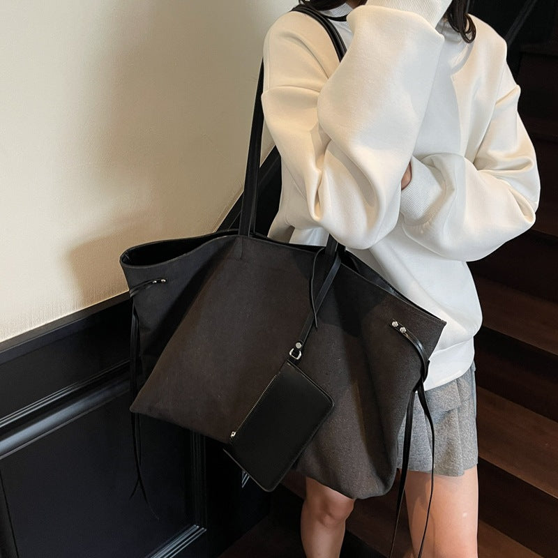 Spacious Canvas Tote Bag Kalsten