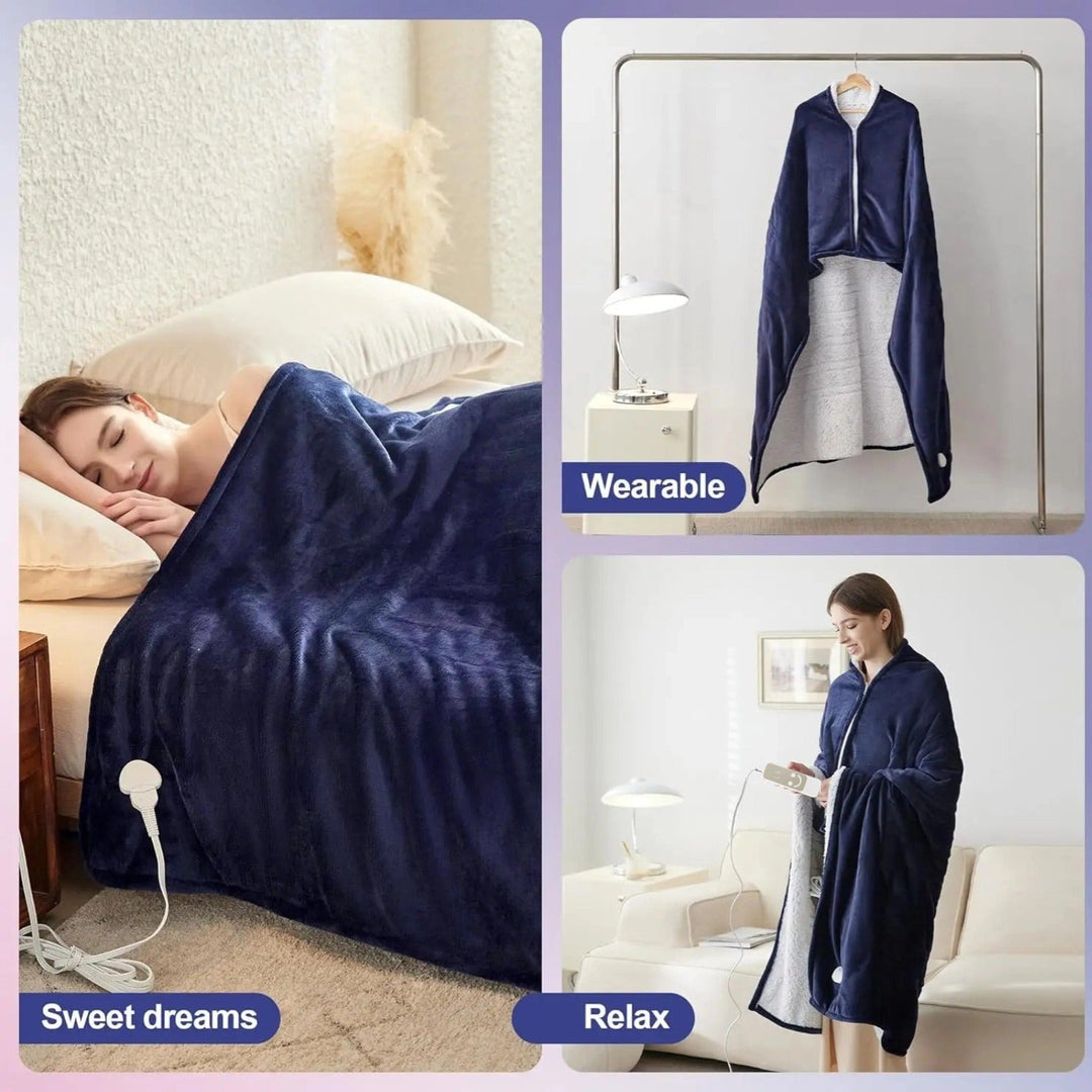 Heated Cozy Blanket Kalsten