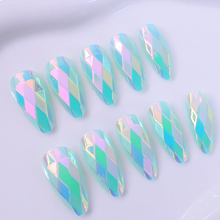 Decorative Acrylic Stiletto Nail Tips Kalsten
