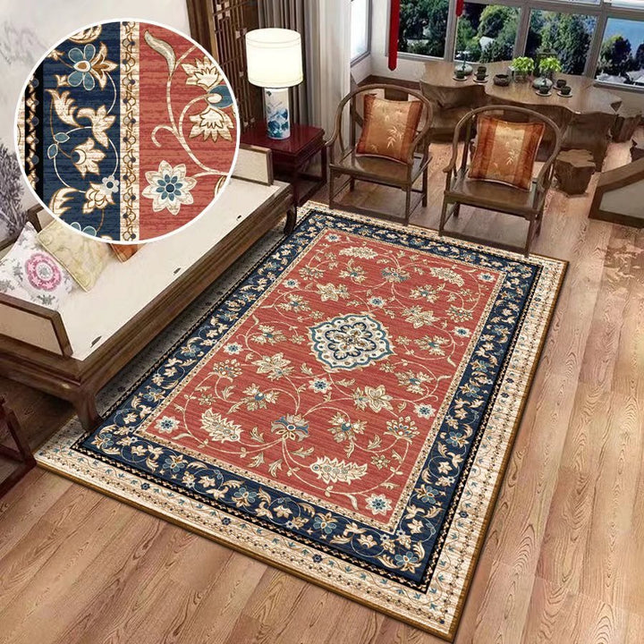 Luxurious Vintage Floral Area Rug