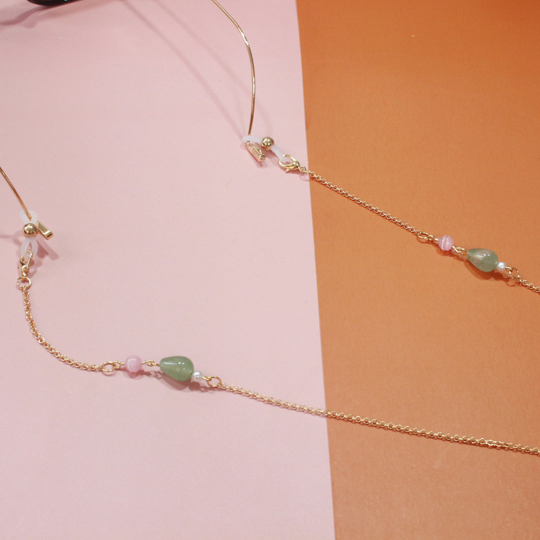 Fashionable necklace with elegant stone pendants Kalsten