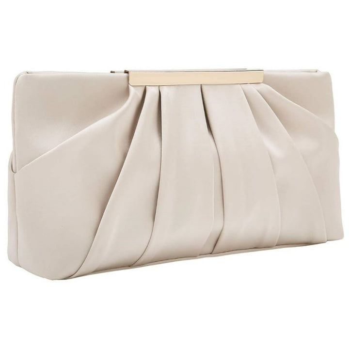 Elegant Clutch with Refined Pleat Details Kalsten