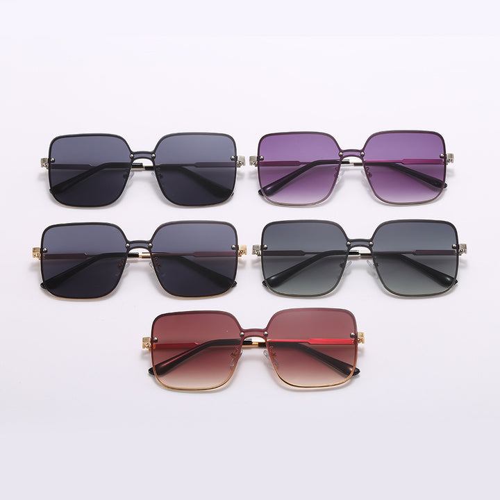 Women's sunglasses in an eccentric square design with a high-quality metal frame Kalsten