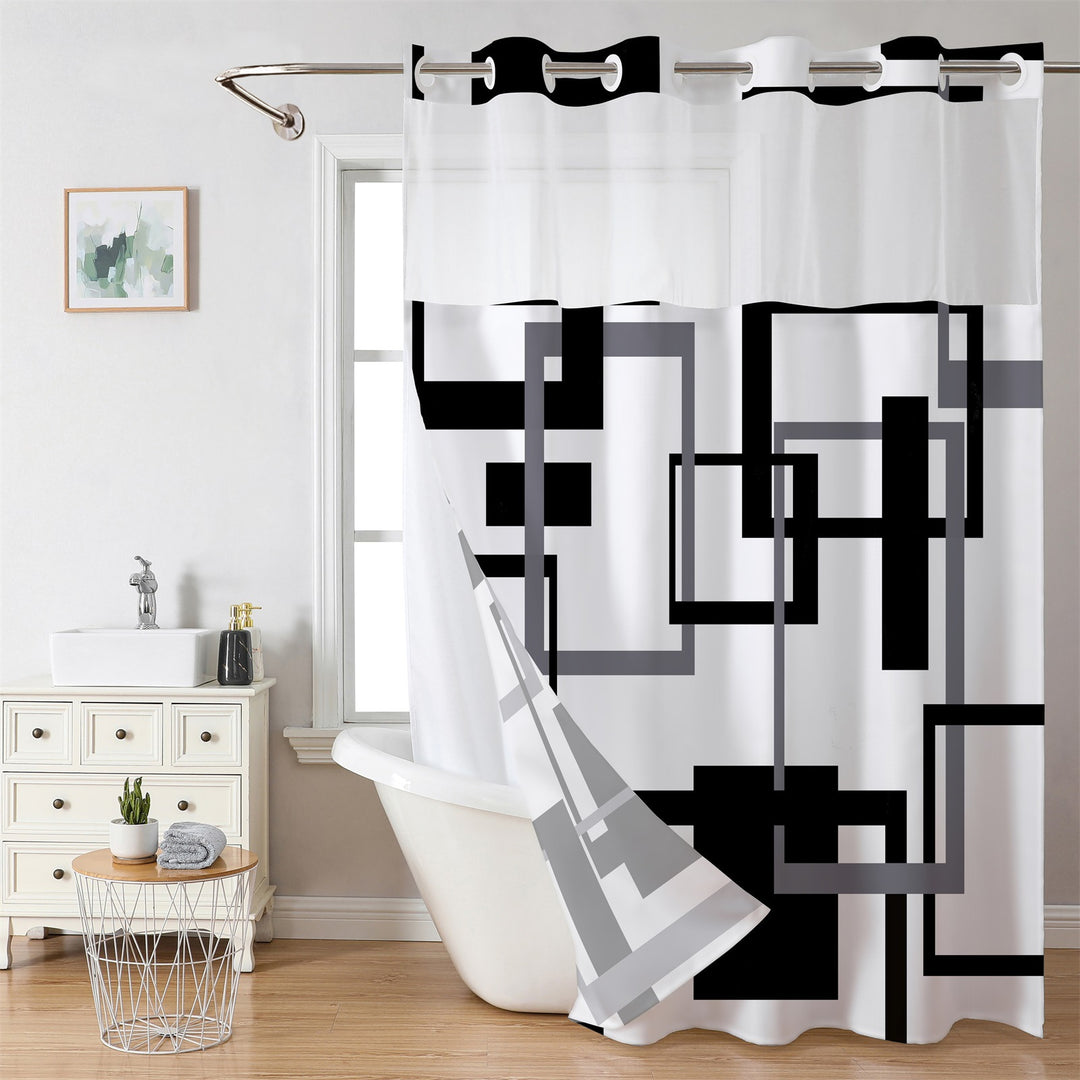 Luxury Marble Design Shower Curtain Kalsten