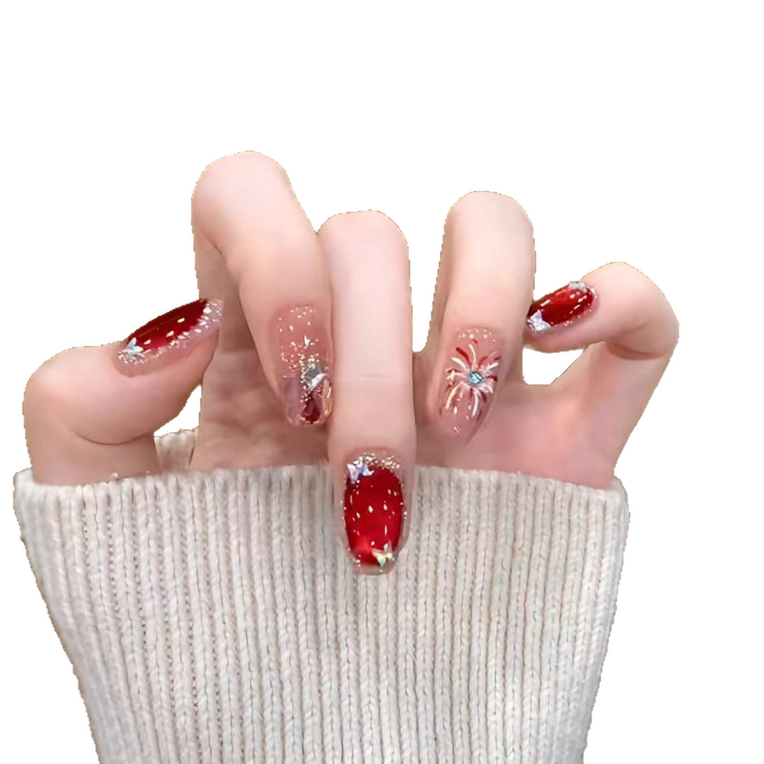Festive Ornamented Nail Art Set