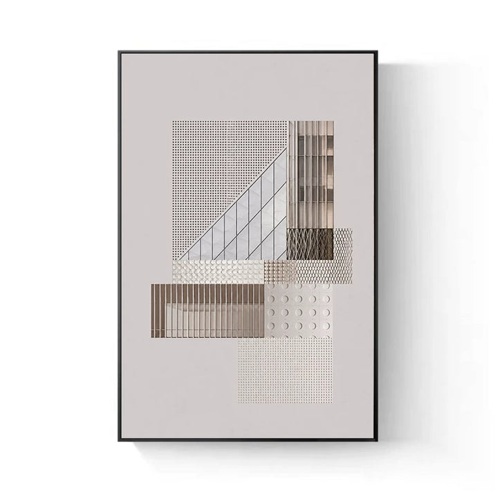 Geometric Abstract Framed Wall Art