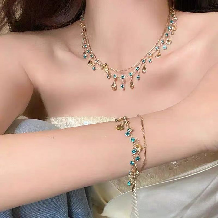 Elegant Gemstone Necklace Kalsten