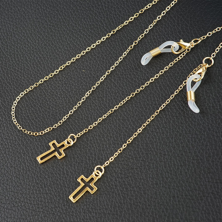 Dual Cross Pendant Eyewear Chain Kalsten