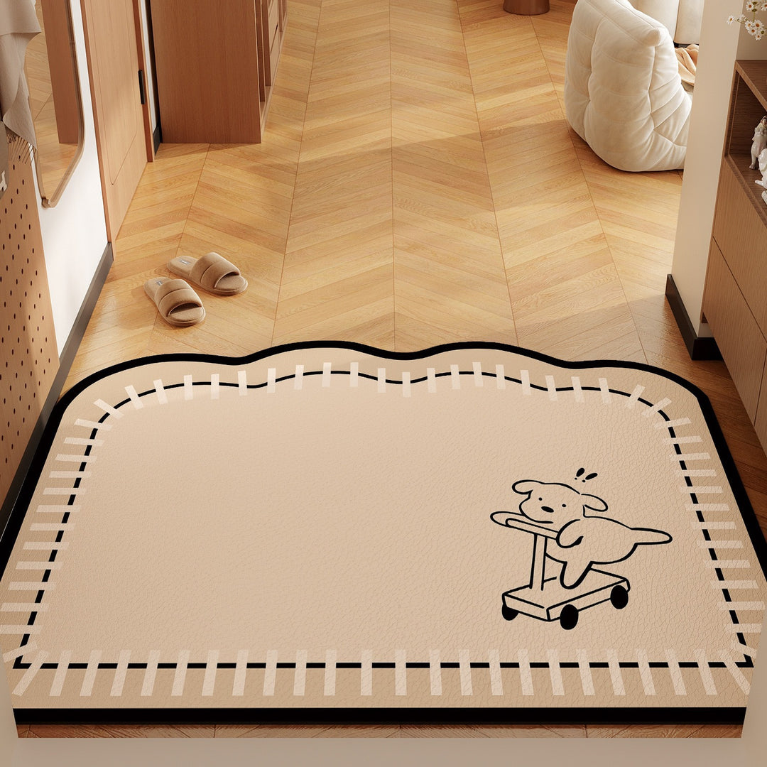 Playful Bunny-Themed Mat