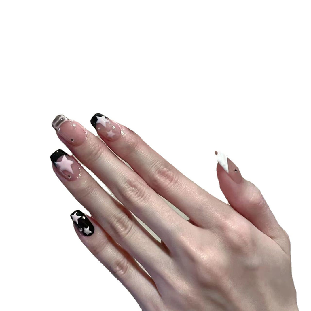 Artistic Star-Design Press-On Nail Set Kalsten
