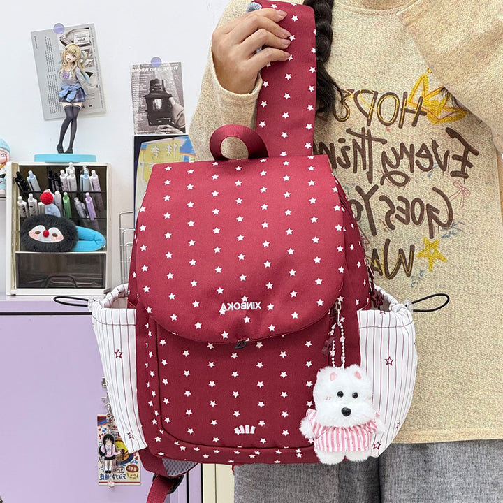 Stylish Star-Embellished Backpack Kalsten 1791205579