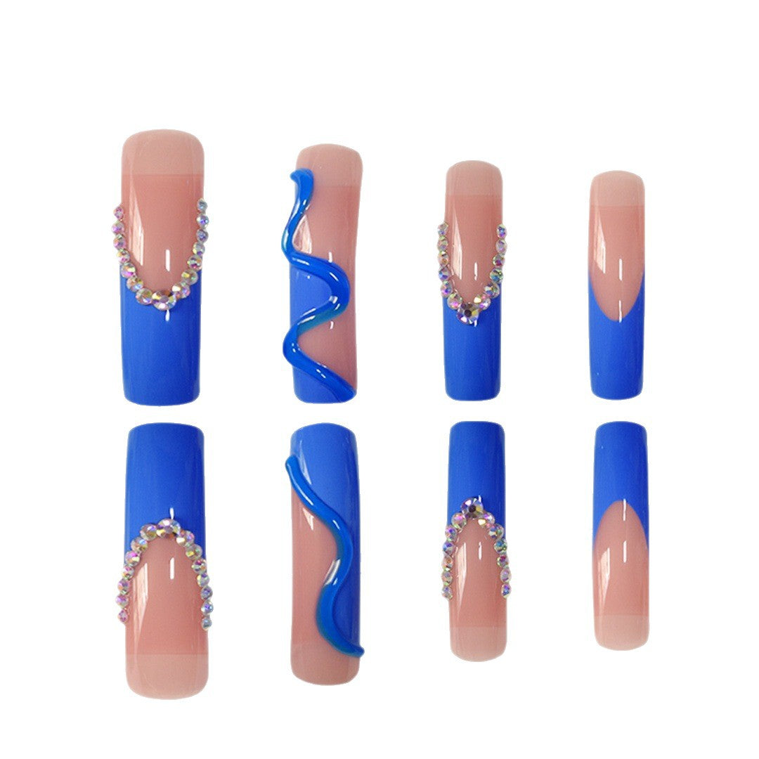 Sculpted Acrylic Nail Design Kalsten