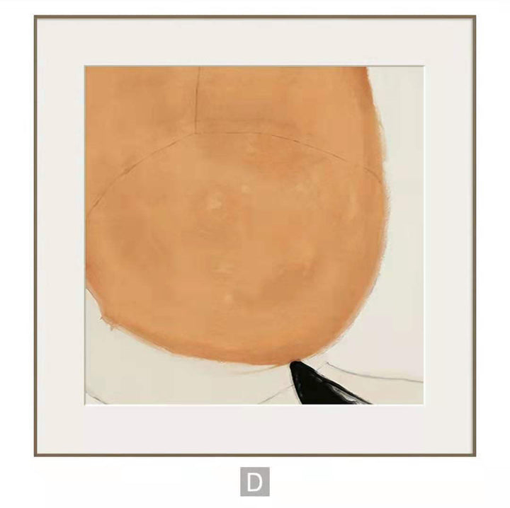 Minimalist Framed Face Art