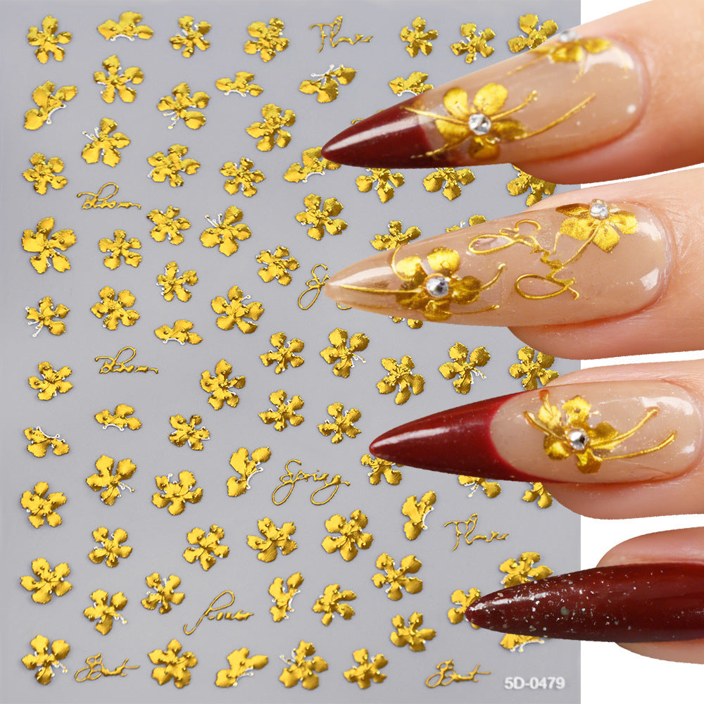 Celestial Themed Nail Art Stickers