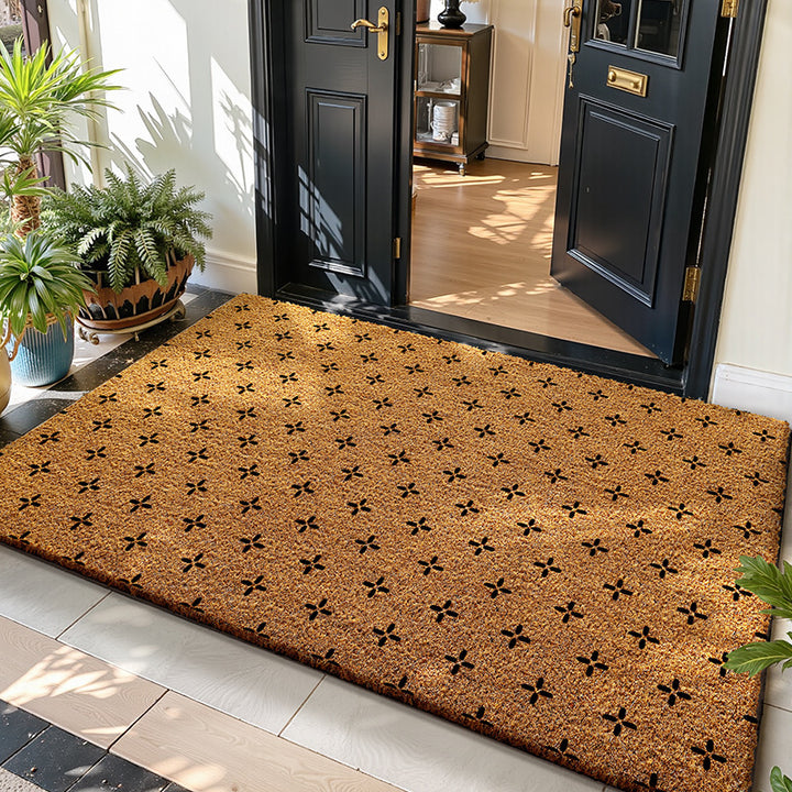 Leaf Pattern Entrance Mat Kalsten