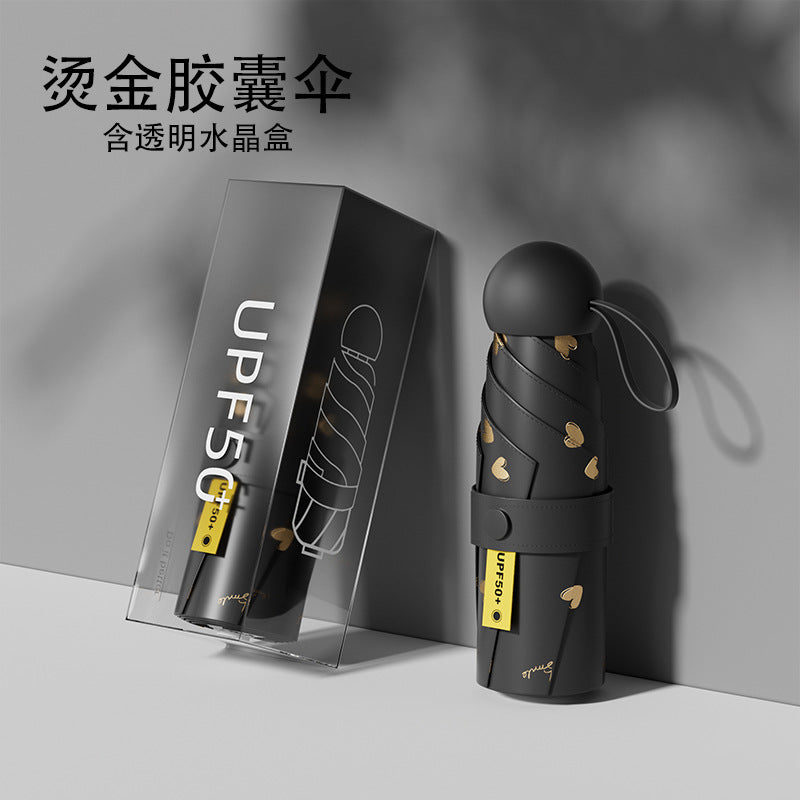 Ladies UV Protection Folding Umbrella with Innovative Design Kalsten