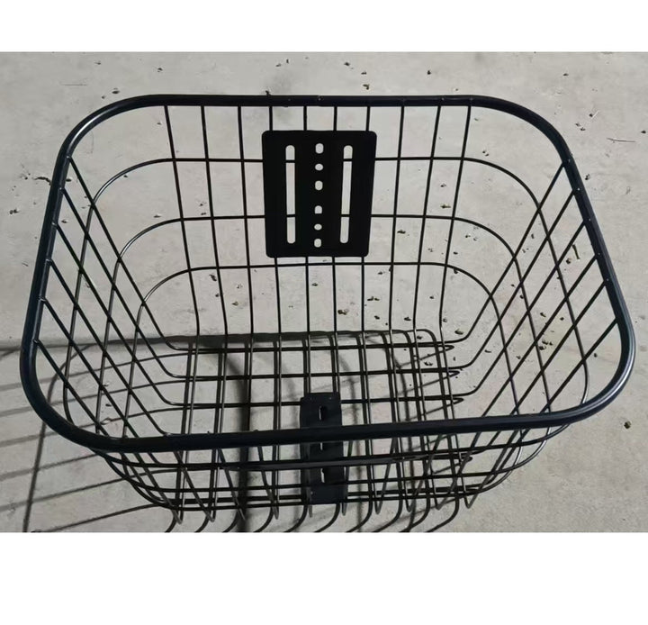 removable steel front bicycle cargo basket with universal mounting bracket Kalsten