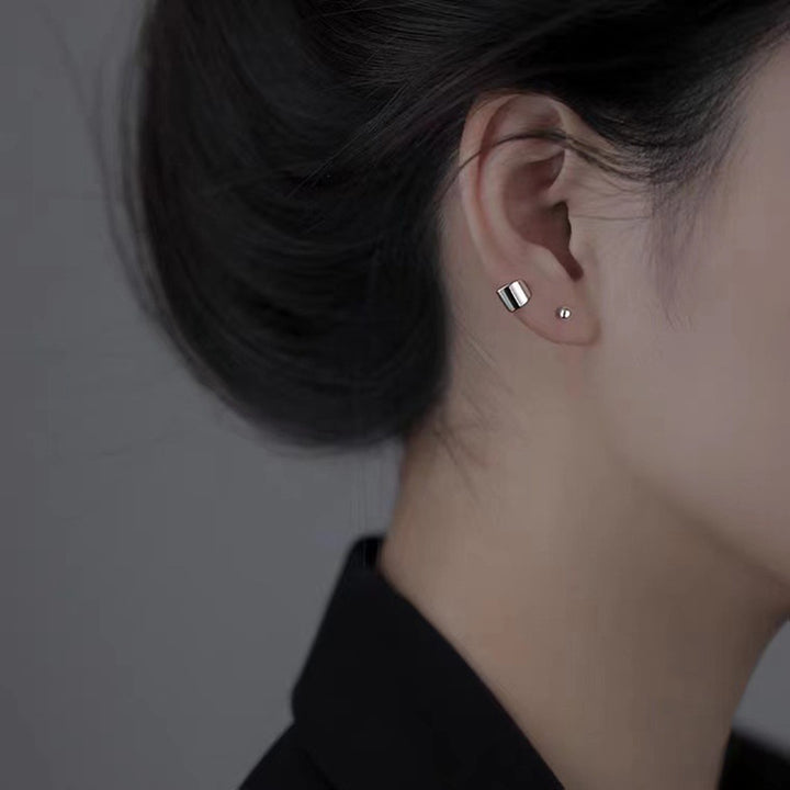 Delicate Silver Stud Earrings Kalsten