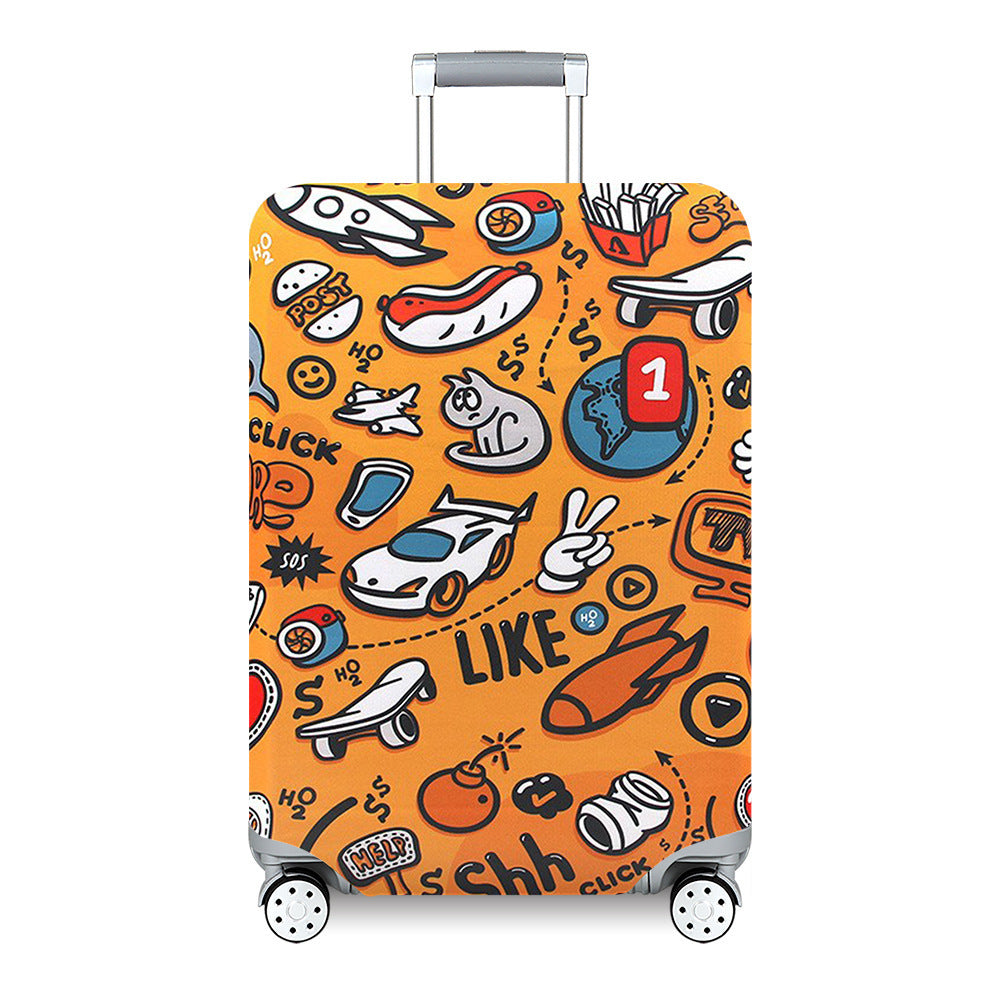 Women's Travel Suitcase with Colorful Floral Design Kalsten